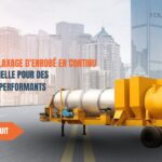 Usine mobile de malaxage d’enrobé en continu : la solution industrielle pour des chantiers routiers performants